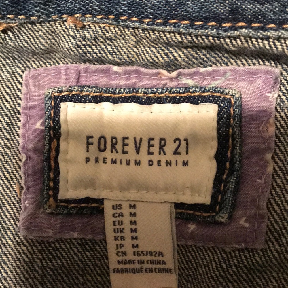 Forever 21 denim jacket - Picture 2 of 2